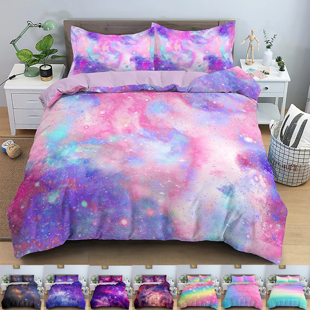 3D Digital Duvet Cover Galaxy Sky Printed Bedding Set Comforter Cover Kids Girls Adult Bedding Set Queen Double Size Gifts
3D Digital Duvet Cover Galaxy Sky Printed Bedding Set Comforter Cover Kids Girls Adult Bedding Set Queen Double Size Gifts