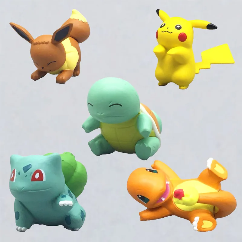 Genuine Pokemon Action Figure PVC Pocket Monster Gashapon Squirtle Bulbasaur Charmander Eevee Doll Toys for Kids
Genuine Pokemon Action Figure PVC Pocket Monster Gashapon Squirtle Bulbasaur Charmander Eevee Doll Toys for Kids