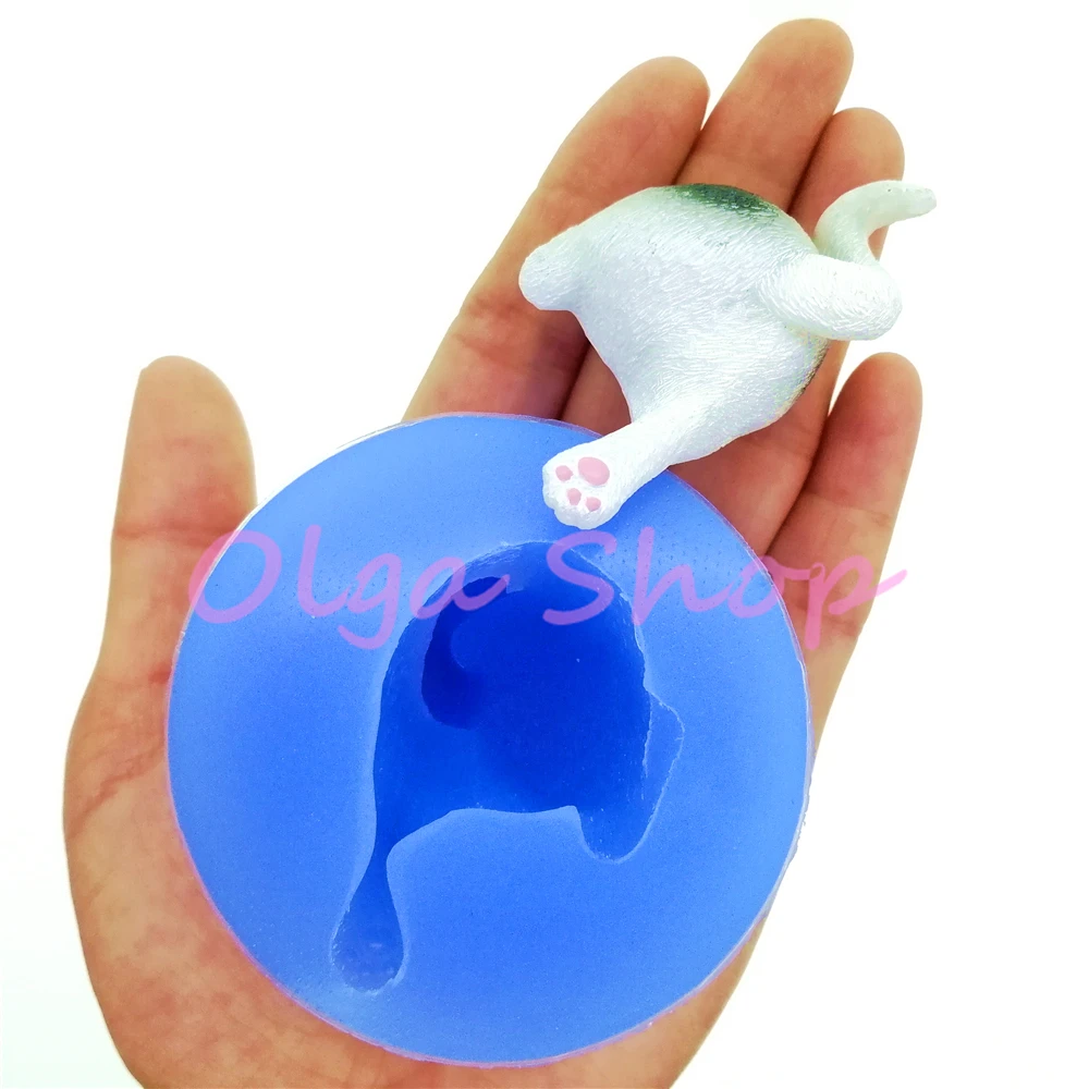 DYL926 58 0 мм x 33 2 3D силиконовая форма с кошачьими ягодицами украшение для торта из