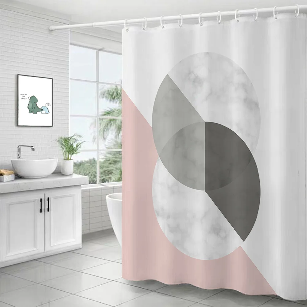 Nordic Geometry Shower Curtains Waterproof Mildew Proof Bathroom Curtain Modern Accessory Bathrooms Curtain In The Bathroom
Nordic Geometry Shower Curtains Waterproof Mildew Proof Bathroom Curtain Modern Accessory Bathrooms Curtain In The Bathroom