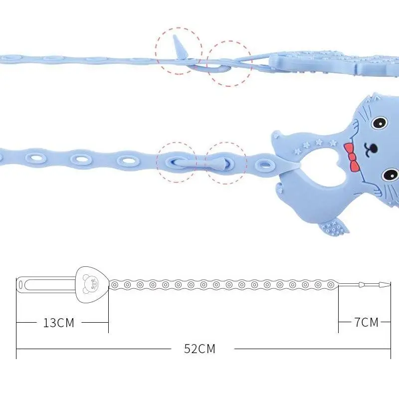 Baby Silicone Teether BPA Free Teething Toy Cute Cartoon Cat Baby Teether Silicone Beads DIY Chain Chewing Toys Baby Products
Baby Silicone Teether BPA Free Teething Toy Cute Cartoon Cat Baby Teether Silicone Beads DIY Chain Chewing Toys Baby Products