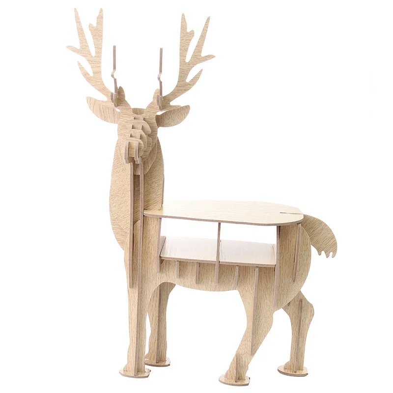 KiWarm DIY Modern 3D Wood Puzzle Model Elk Deer Animal Home Office Ornament Decor Desk Shelf Wooden Deer Model
KiWarm DIY Modern 3D Wood Puzzle Model Elk Deer Animal Home Office Ornament Decor Desk Shelf Wooden Deer Model
