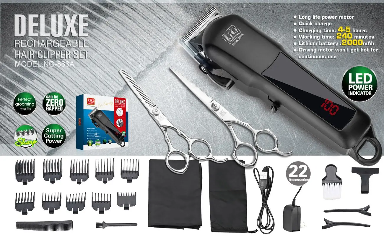 Powerful electric hair clipper professional hair cutter men hair cutting machine cordless hair trimmer rechargeable barber tool
Powerful electric hair clipper professional hair cutter men hair cutting machine cordless hair trimmer rechargeable barber tool