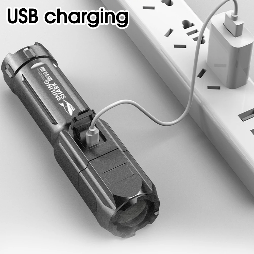 Flashlight Strong Light High Power Rechargeable Zoom Super Bright Tactical Flashlight Outdoor Lighting Led Flashlight Torch
Flashlight Strong Light High Power Rechargeable Zoom Super Bright Tactical Flashlight Outdoor Lighting Led Flashlight Torch