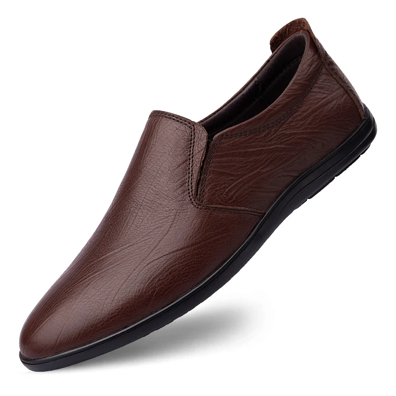 Luxury Genuine Leather Men's Shoes Slip On Formal Wedding Men's Dress Shoes Rubber Soft Flat Bottom Men's Casual Leather Shoes
Luxury Genuine Leather Men's Shoes Slip On Formal Wedding Men's Dress Shoes Rubber Soft Flat Bottom Men's Casual Leather Shoes