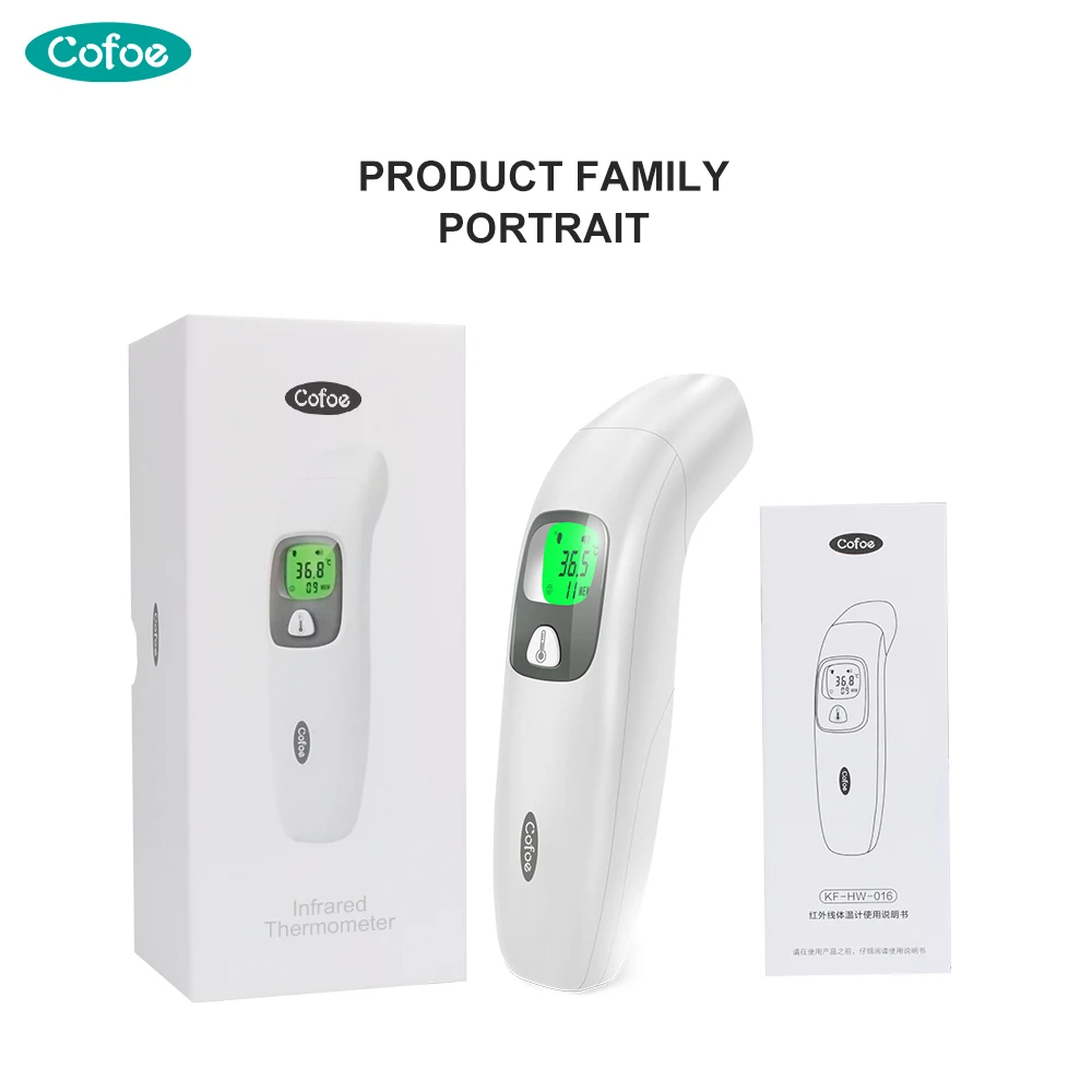 Cofoe Digital Forehead Ear Non Contact Infrared thermometer+Finger oximeter Blood oxygen saturation measure for Baby&Adult
Cofoe Digital Forehead Ear Non Contact Infrared thermometer+Finger oximeter Blood oxygen saturation measure for Baby&Adult