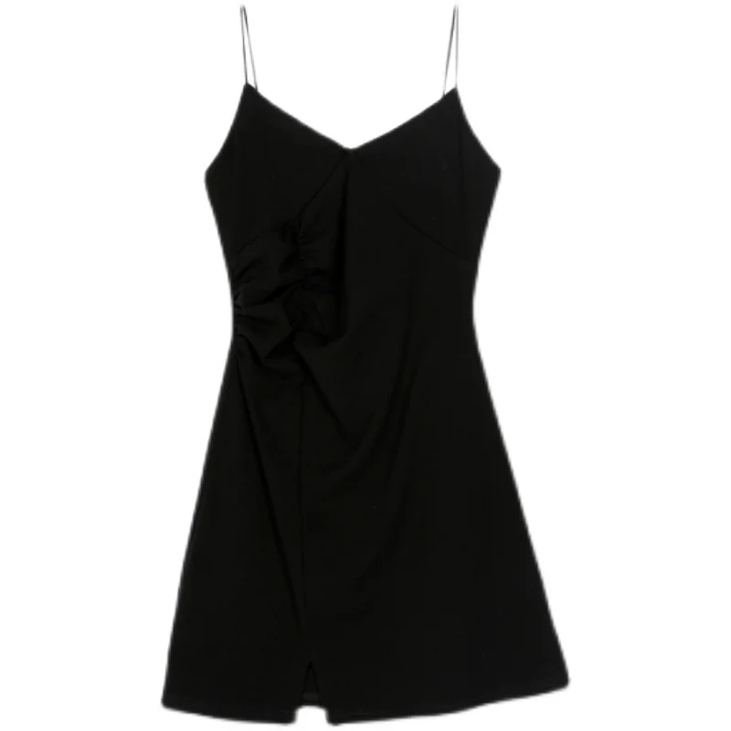 Strap Dress Summer 2021 New Female Temperament Hepburn Black Dress Small Short Inner Base Skirt
Strap Dress Summer 2021 New Female Temperament Hepburn Black Dress Small Short Inner Base Skirt