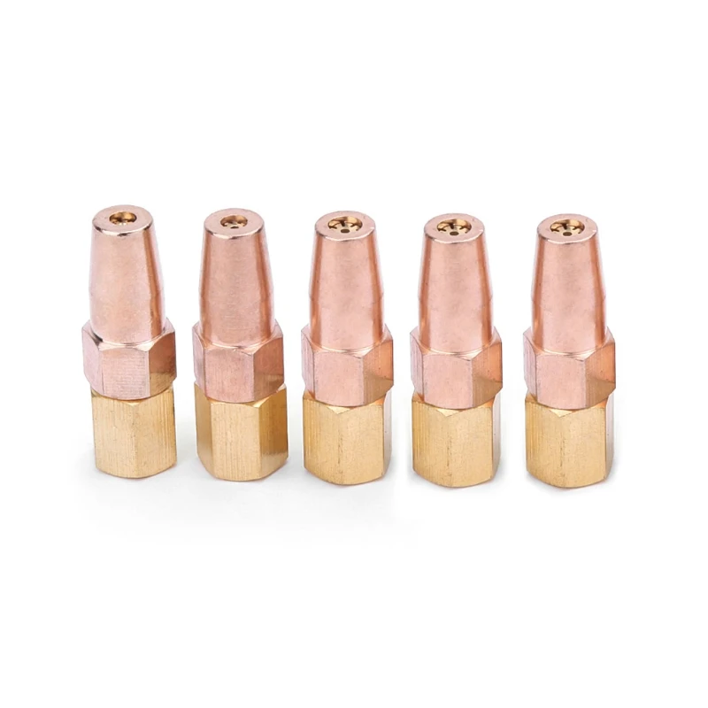 5 Pcs H01-6 Propane Gas Welding Nozzle Oxygen Gas Contact Tips Holder Gas Nozzle
5 Pcs H01-6 Propane Gas Welding Nozzle Oxygen Gas Contact Tips Holder Gas Nozzle