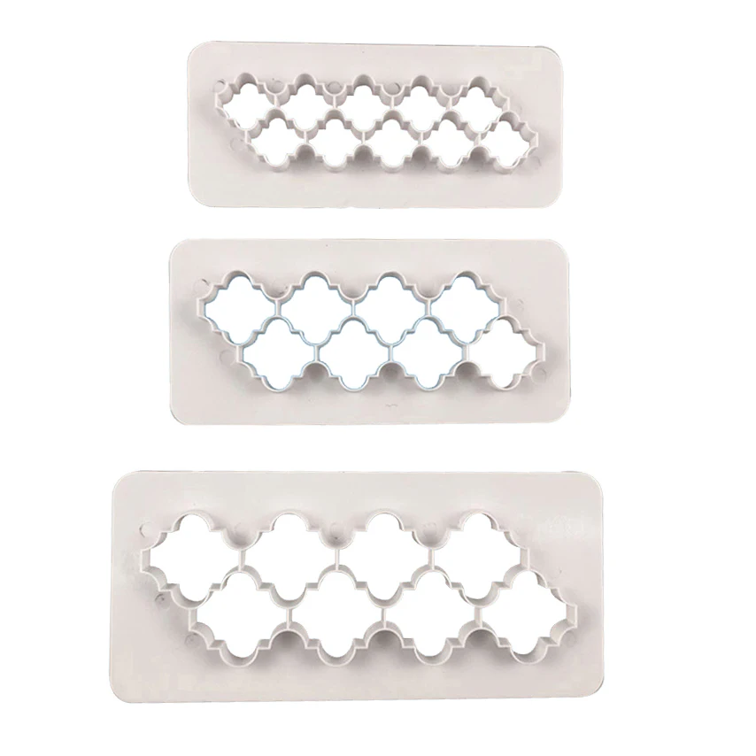 New 3PCS Cake Chocolate Diamond Mold Lace Grid Shaped Plastic Printing Biscuits Cookies Cutter Embosser Fondant Decoration Tools
New 3PCS Cake Chocolate Diamond Mold Lace Grid Shaped Plastic Printing Biscuits Cookies Cutter Embosser Fondant Decoration Tools