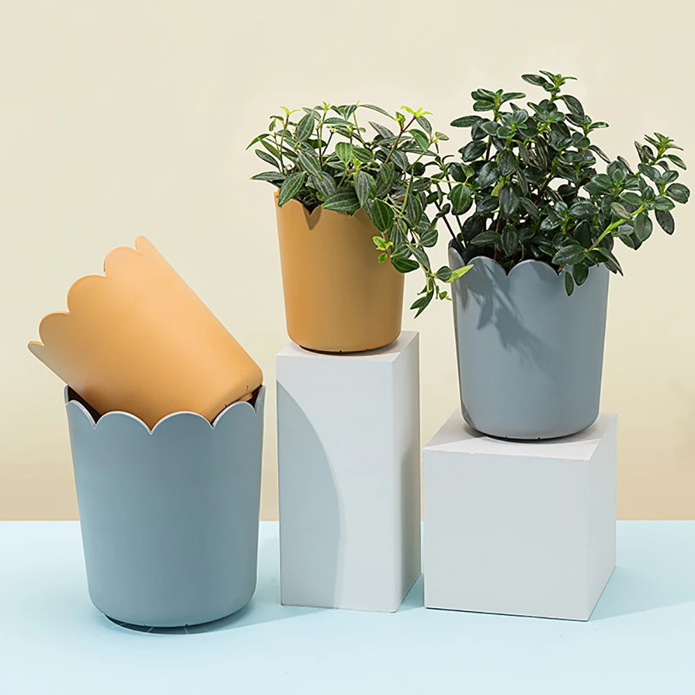 New Creative Nordic Style Thickened Flower Pot Home Balcony Garden Decoration Plastic Pot Office Desk Succulent Pot with Tray
New Creative Nordic Style Thickened Flower Pot Home Balcony Garden Decoration Plastic Pot Office Desk Succulent Pot with Tray