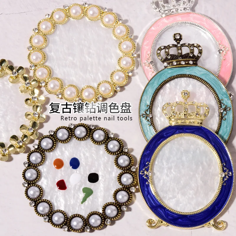 ins photo props pearl display frame palette new retro flower nail plate display board
ins photo props pearl display frame palette new retro flower nail plate display board