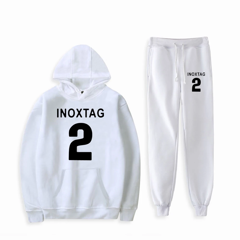 Inoxtag Print Fashion Fall Suit Hoodies Sportswear Hooded Sweatshirt + Sweatpants Banded Pant Two Piece Set jogger pants
Inoxtag Print Fashion Fall Suit Hoodies Sportswear Hooded Sweatshirt + Sweatpants Banded Pant Two Piece Set jogger pants