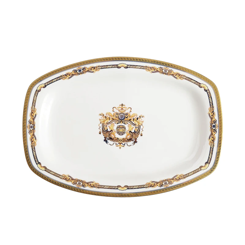 Luxury Plate Set Western Dinner Bone China Full Porcelain Tableware Sets Fish Dish Deep Steak Assiette EH50PL
Luxury Plate Set Western Dinner Bone China Full Porcelain Tableware Sets Fish Dish Deep Steak Assiette EH50PL