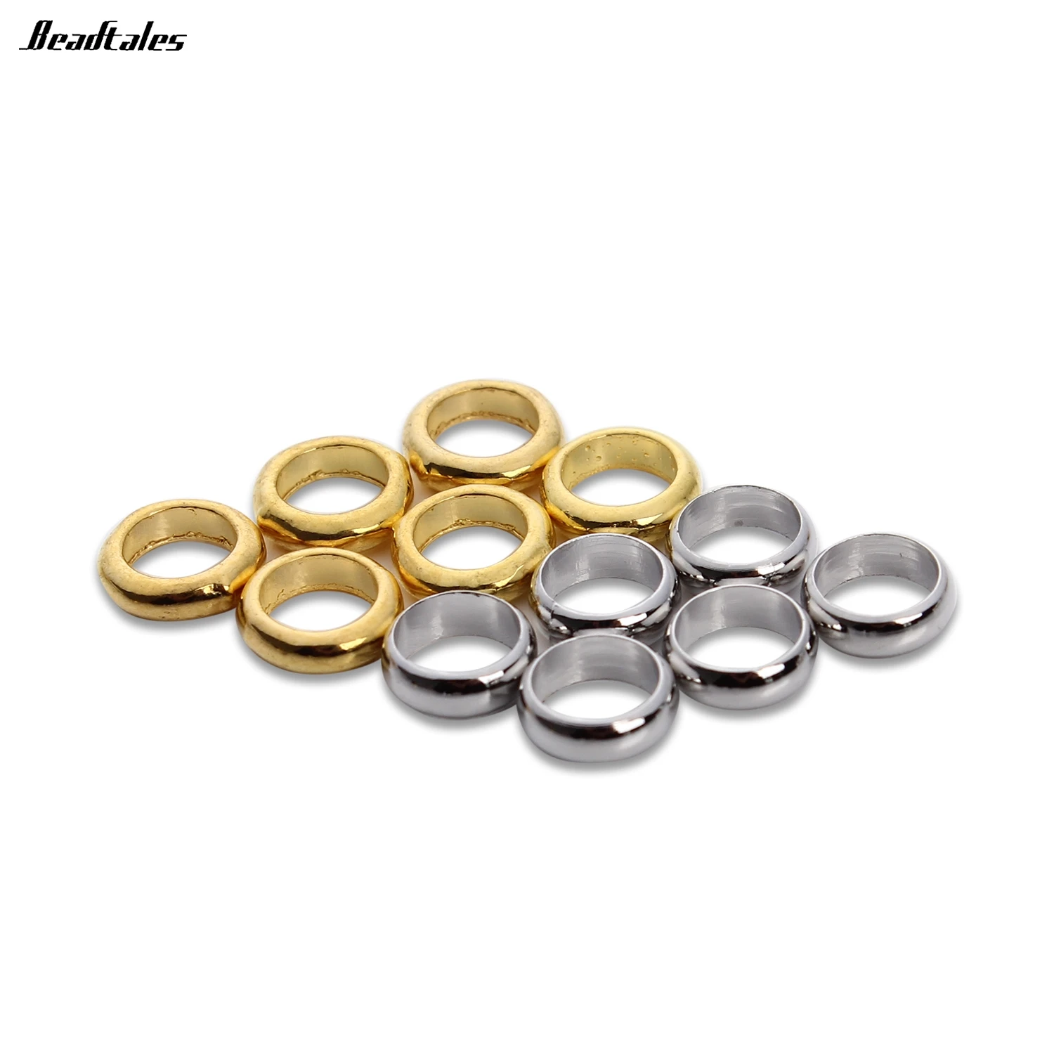 Beadtales 100pcs/lot 5mm Gold Round Jump Rings Metal Spacer Beads with Big Hole Beads for DIY Bracelet Necklace Jewelry Making
Beadtales 100pcs/lot 5mm Gold Round Jump Rings Metal Spacer Beads with Big Hole Beads for DIY Bracelet Necklace Jewelry Making