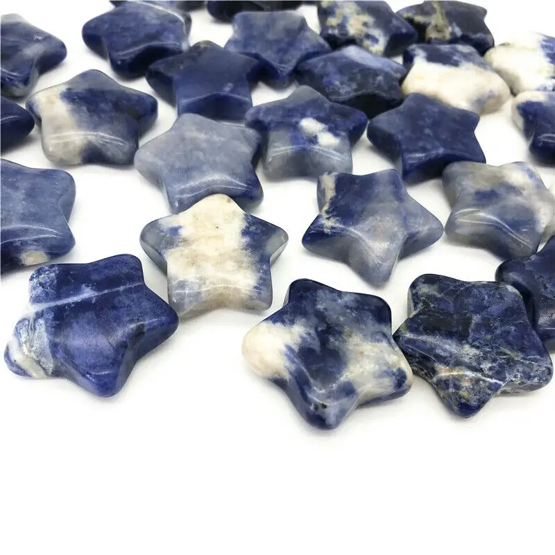 Beautiful 1PC Natural Blue Sodalite Star Shaped Crystal Gemstone Meditation Healing Stones Natural Quartz Crystals
Beautiful 1PC Natural Blue Sodalite Star Shaped Crystal Gemstone Meditation Healing Stones Natural Quartz Crystals