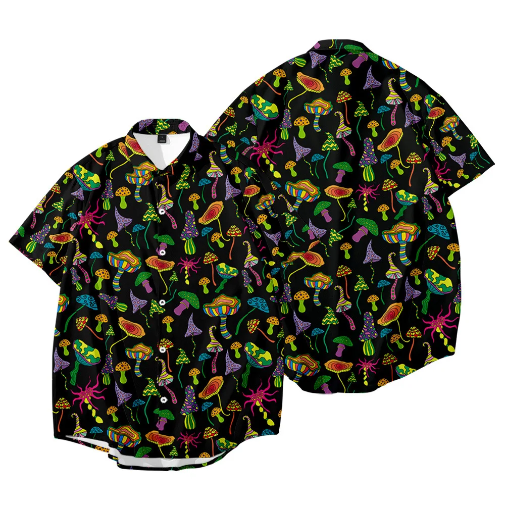 2021 Autumn New Colored mushrooms 3D Digital Printing Casual Short-sleeved Shirt
2021 Autumn New Colored mushrooms 3D Digital Printing Casual Short-sleeved Shirt