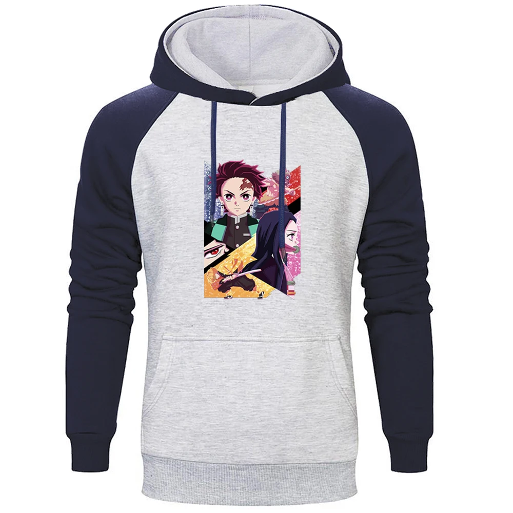 Demon Slayer Japan Anime Tanjirou Nezuko Pullover Sweatshirt Men Raglan Hoodies Casual Fleece Sportswear Tops 2020 Winter Hooded
Demon Slayer Japan Anime Tanjirou Nezuko Pullover Sweatshirt Men Raglan Hoodies Casual Fleece Sportswear Tops 2020 Winter Hooded
