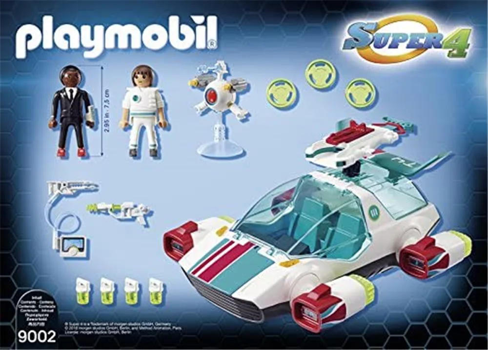 Playmobil Super 4 special agent children's racing car building blocks to assemble large toys Children Toy Birthday Gift
Playmobil Super 4 special agent children's racing car building blocks to assemble large toys Children Toy Birthday Gift
