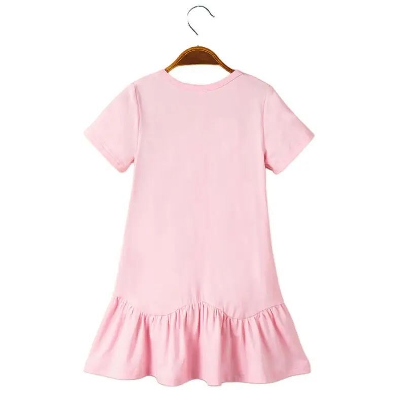 Kids Girls Holiday Travel Unicorn Printed Shirt Dress Comfy Short Sleeve Dresses
Kids Girls Holiday Travel Unicorn Printed Shirt Dress Comfy Short Sleeve Dresses
