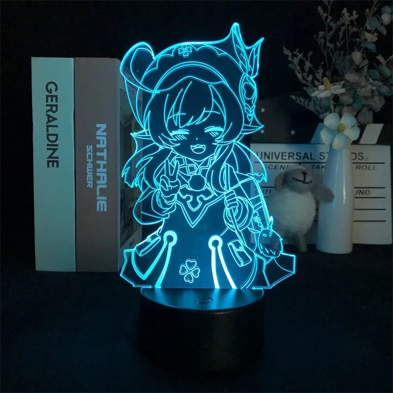 Klee Genshin Impact Night Lamp Alarm Clock Base Light Projector Table Bedroom Game Directly Supply Delivery Color Changing
Klee Genshin Impact Night Lamp Alarm Clock Base Light Projector Table Bedroom Game Directly Supply Delivery Color Changing