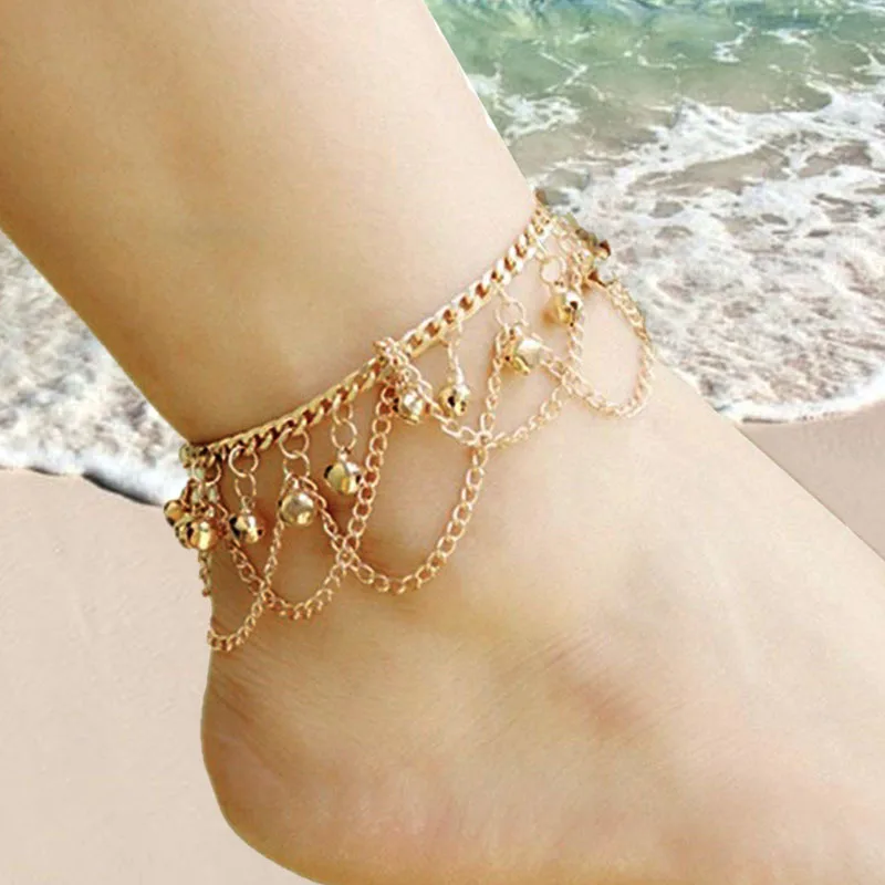 Fashion Boho Wave Tassel Bell Anklet For Women Beach Chain Sandal Accessories Foot Chain Ankle Bracelet Charms Leg Bracelet
Fashion Boho Wave Tassel Bell Anklet For Women Beach Chain Sandal Accessories Foot Chain Ankle Bracelet Charms Leg Bracelet