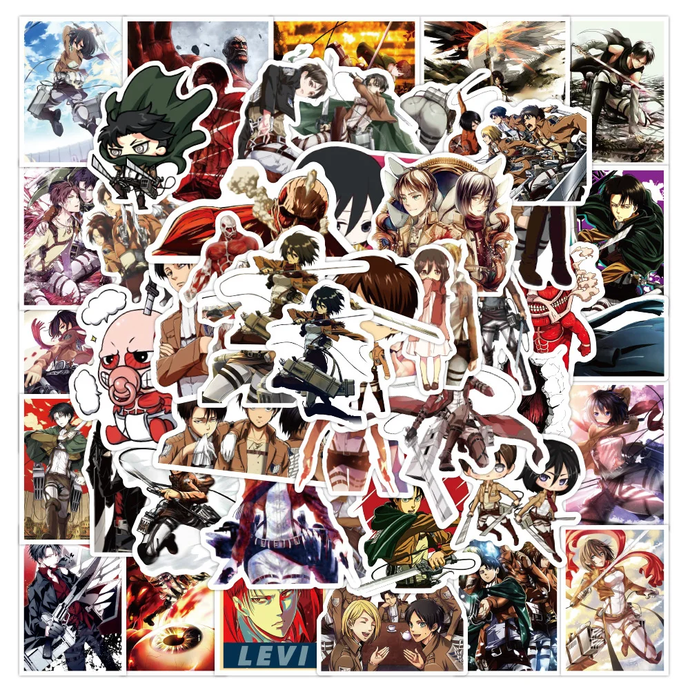 10/30/50PCS Japan Anime Attack Giant Graffiti Sticker Car Luggage Notebook Waterproof Sticker Wholesale
10/30/50PCS Japan Anime Attack Giant Graffiti Sticker Car Luggage Notebook Waterproof Sticker Wholesale