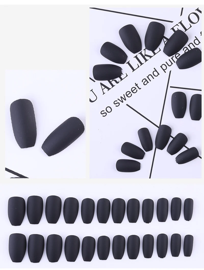 24Pcs Reusable False Nail Tips for Decoration With Designs Press On Fake Nails Long Lasting Nail Art Tools Fake Nails Tips
24Pcs Reusable False Nail Tips for Decoration With Designs Press On Fake Nails Long Lasting Nail Art Tools Fake Nails Tips