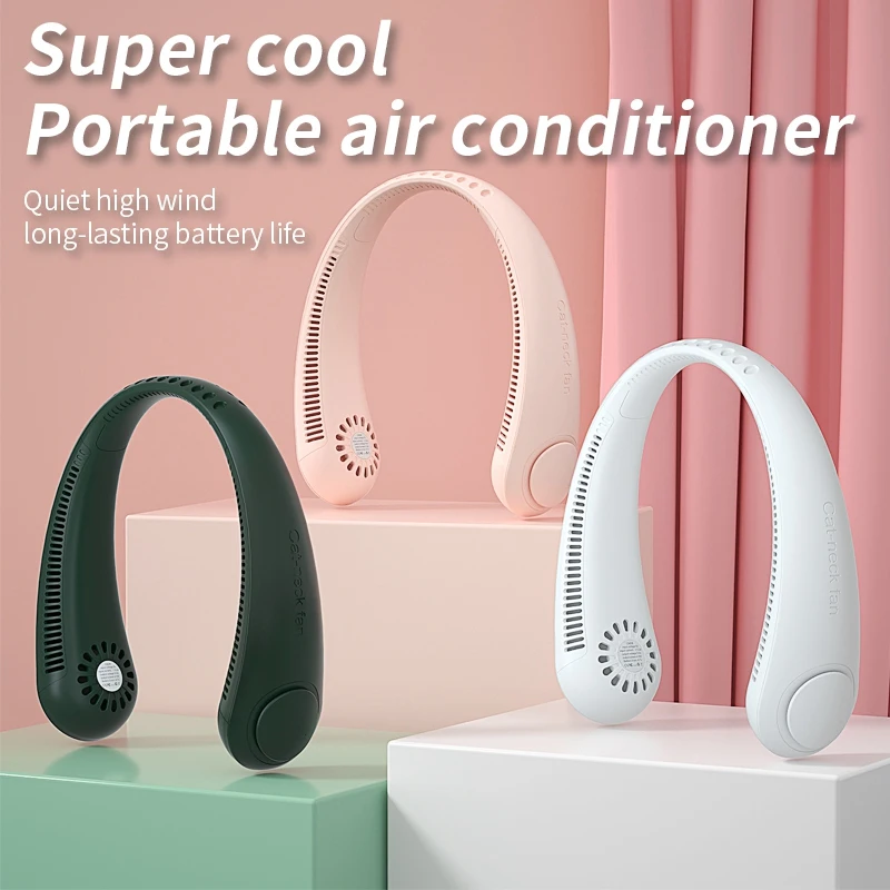 Portable Hanging Neck Fan USB Rechargeable Adjustable Air Cooler Summer Outdoor Travel Handsfree Bladeless Cooler Fan
Portable Hanging Neck Fan USB Rechargeable Adjustable Air Cooler Summer Outdoor Travel Handsfree Bladeless Cooler Fan