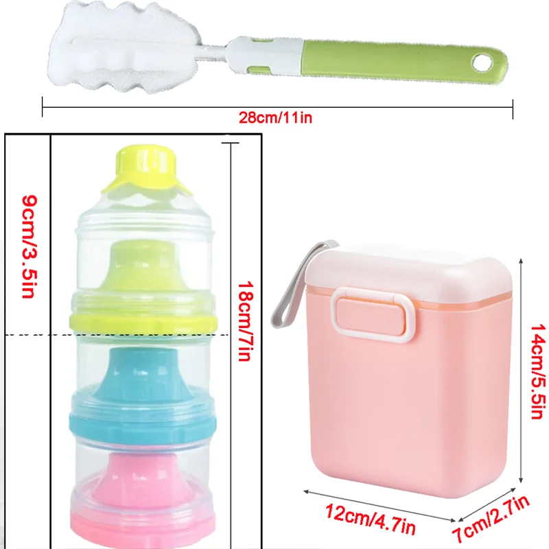 Portable Baby Dispenser Kids Milk Container Infant Mix Storage Feeding Box 3 Layer Detachable Baby Milk Powder Container 800ML
Portable Baby Dispenser Kids Milk Container Infant Mix Storage Feeding Box 3 Layer Detachable Baby Milk Powder Container 800ML