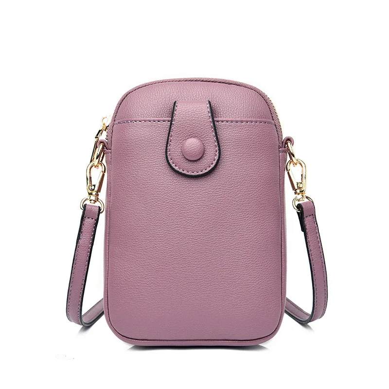 New trendy mobile phone bag, multi-function ladies one-shoulder messenger mobile phone coin purse soft leather mini female bag
New trendy mobile phone bag, multi-function ladies one-shoulder messenger mobile phone coin purse soft leather mini female bag