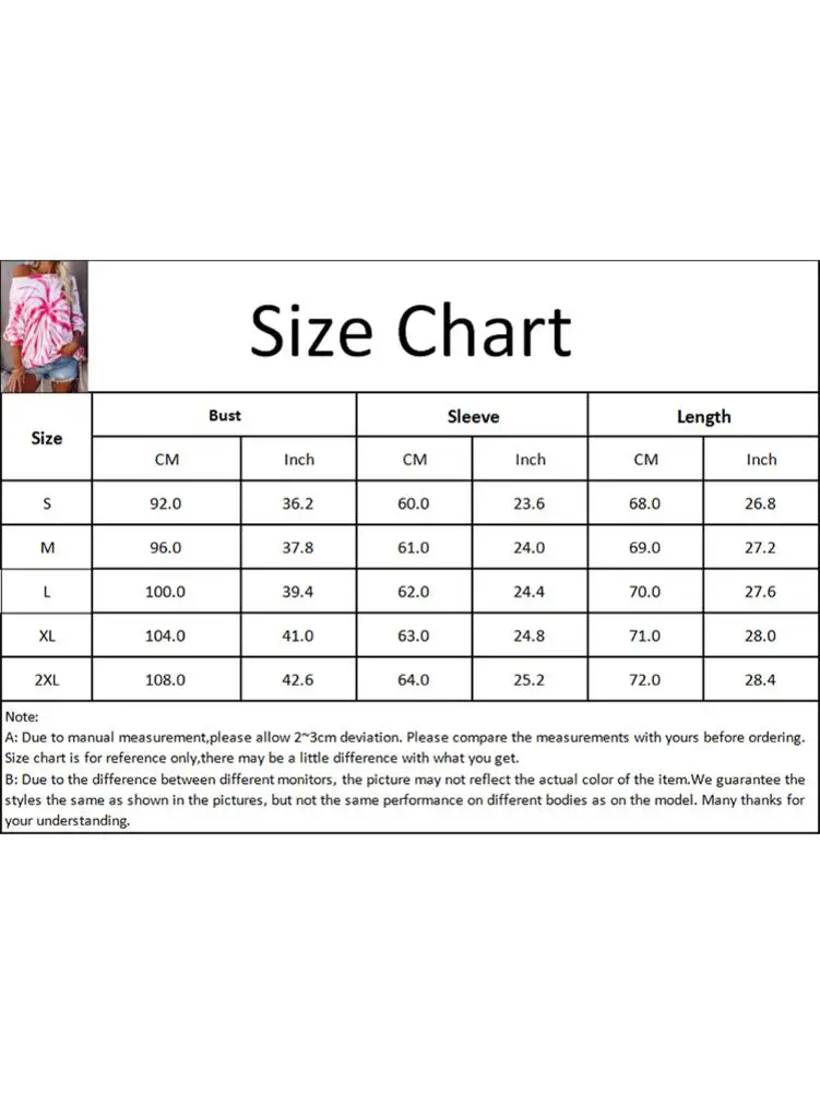Ladies T-shirt Tie-dye Loose Long Sleeve Women Blouse Top OL Commuting Printing Pullover Slim Type Digital Printing Shirt
Ladies T-shirt Tie-dye Loose Long Sleeve Women Blouse Top OL Commuting Printing Pullover Slim Type Digital Printing Shirt