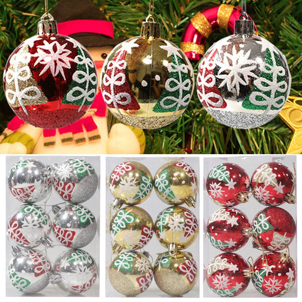 6cm Christmas Tree Ball Baubles Decoration Xmas Hanging Home Party Ornament Christmas Tree Decorations Natale Decorazioni
6cm Christmas Tree Ball Baubles Decoration Xmas Hanging Home Party Ornament Christmas Tree Decorations Natale Decorazioni