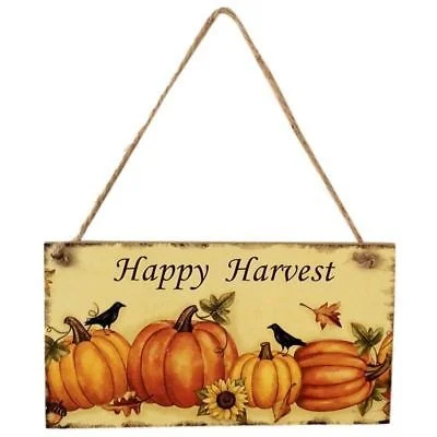 Happy Harvest Sign Hanging Plaque Thanksgiving Party Door Hanger Wall Decor
Happy Harvest Sign Hanging Plaque Thanksgiving Party Door Hanger Wall Decor