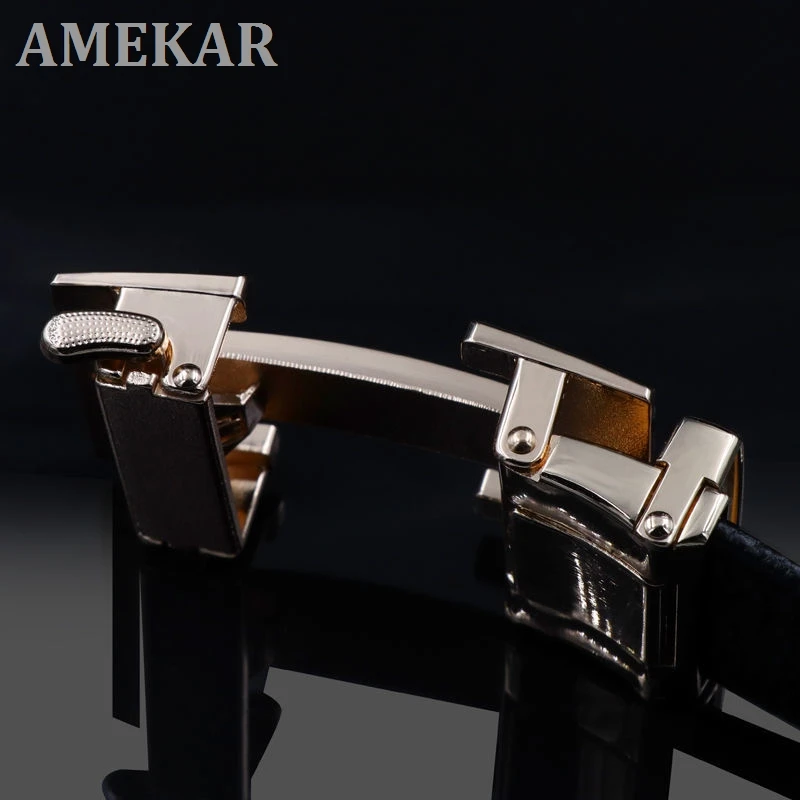 2021 belt men's new automatic buckle litchi pattern first layer leather leather pants belt business leisure Joker belt
2021 belt men's new automatic buckle litchi pattern first layer leather leather pants belt business leisure Joker belt