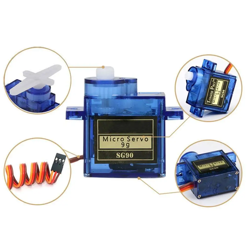 HOBBYMATE 5PCS/LOT RC Servo SG90 Mini Micro 9G Servo 360° Spin Tower Pro Micro Servo for RC 250 450 Helicopter Airplane RC Car
HOBBYMATE 5PCS/LOT RC Servo SG90 Mini Micro 9G Servo 360° Spin Tower Pro Micro Servo for RC 250 450 Helicopter Airplane RC Car
