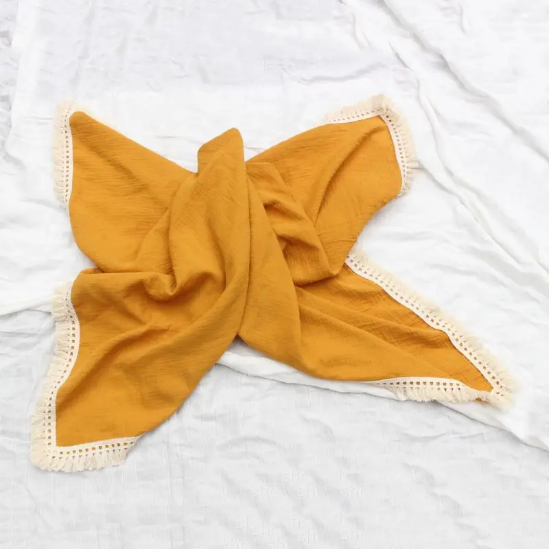 Newborn Swaddle Muslin Unisex Tassel Infant Baby Blanket Receiving Blanket Swaddle Wrap Blanket
Newborn Swaddle Muslin Unisex Tassel Infant Baby Blanket Receiving Blanket Swaddle Wrap Blanket