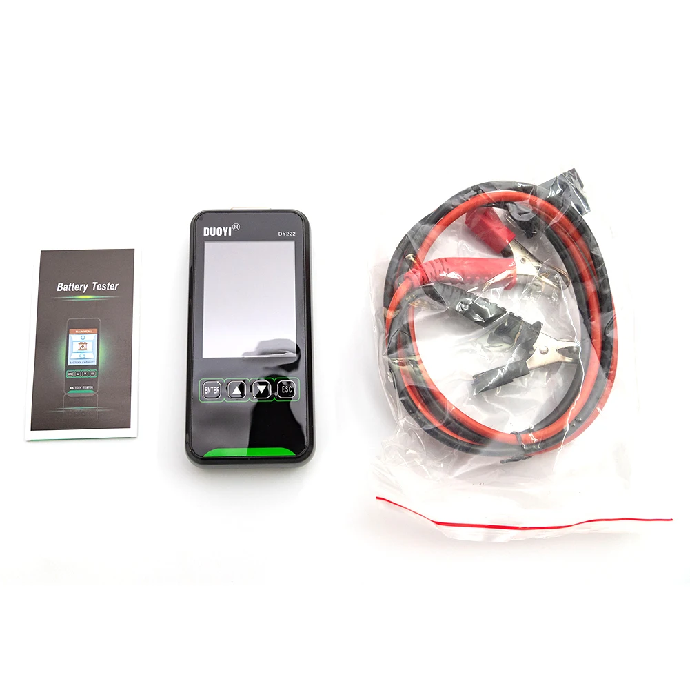 Car Battery Load Tester Multifunctional Battery Health Checker Automotive Battery System Tester Auto Accessories DY222 12V/24V
Car Battery Load Tester Multifunctional Battery Health Checker Automotive Battery System Tester Auto Accessories DY222 12V/24V