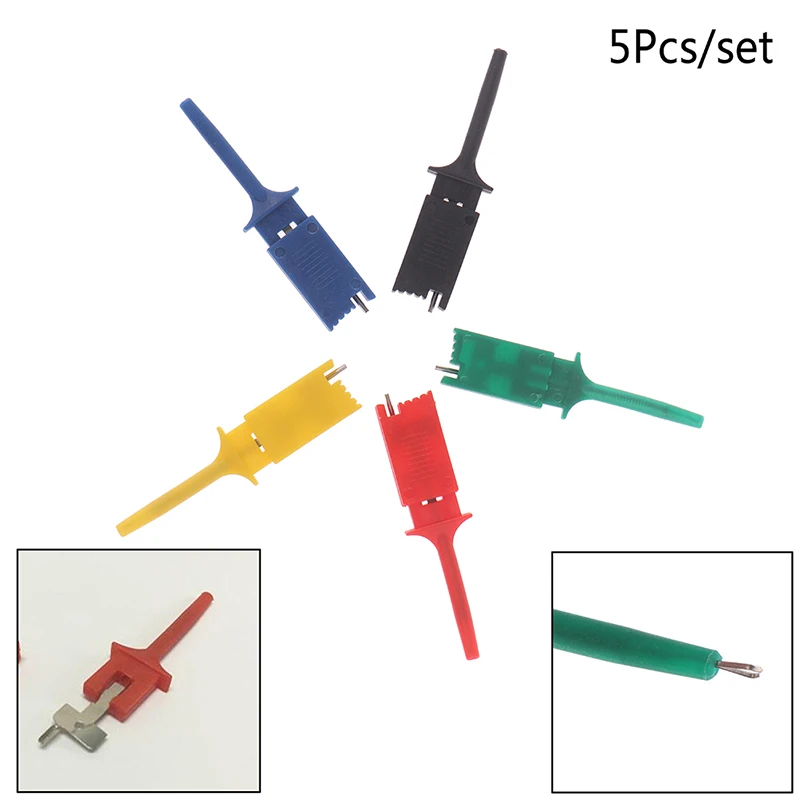 5Pcs/set Meter Tester Leads Test Probe Hook For SMD IC Test Clips SMD IC Hook
5Pcs/set Meter Tester Leads Test Probe Hook For SMD IC Test Clips SMD IC Hook
