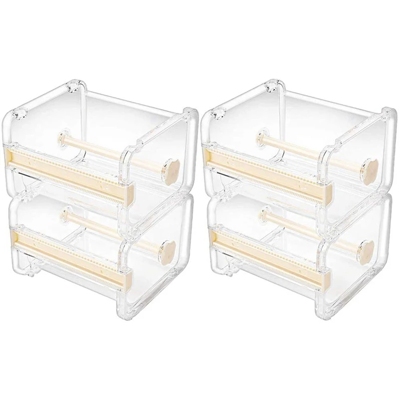 4 Pack Transparent Visible Desktop Multi Washi Masking Tape Dispenser,Tape Cutter,Roll Tape Holder
4 Pack Transparent Visible Desktop Multi Washi Masking Tape Dispenser,Tape Cutter,Roll Tape Holder
