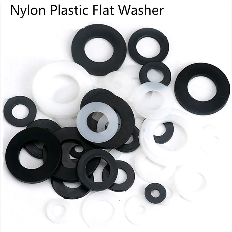 100pcs M2 M2.5 M3 M4 M5 M6 M8 M10 M12 White/Black Plastic Nylon Flat Washer Plane Spacer Insulation Gasket Ring
100pcs M2 M2.5 M3 M4 M5 M6 M8 M10 M12 White/Black Plastic Nylon Flat Washer Plane Spacer Insulation Gasket Ring
