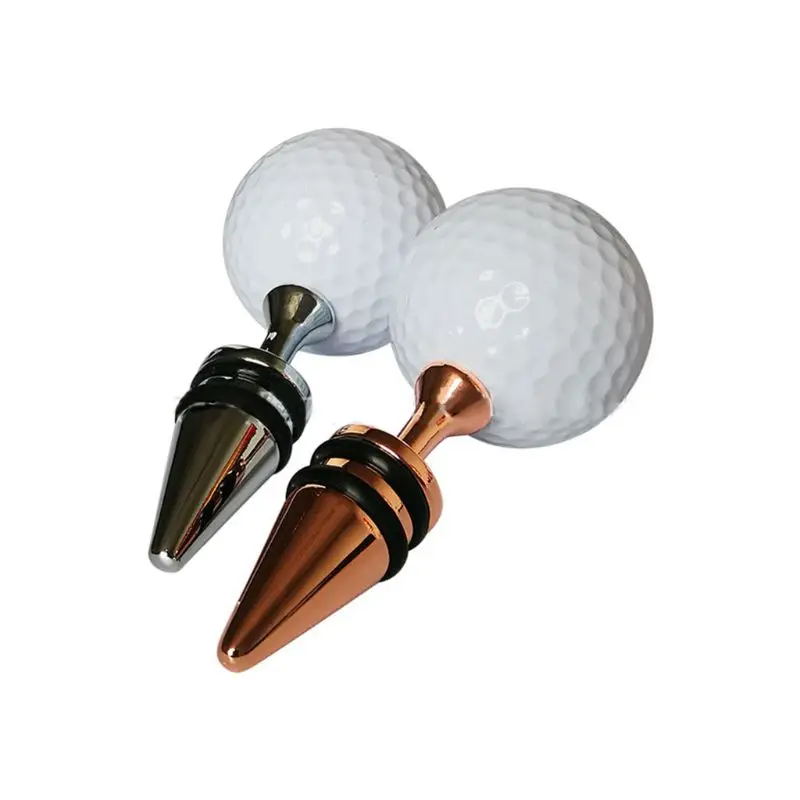 Creative Golf Ball Decorative Wine Bottle Stoppers Top Decoration Ideal Gift for Wine or Golf Lover Keeps Wine Fresh
Creative Golf Ball Decorative Wine Bottle Stoppers Top Decoration Ideal Gift for Wine or Golf Lover Keeps Wine Fresh
