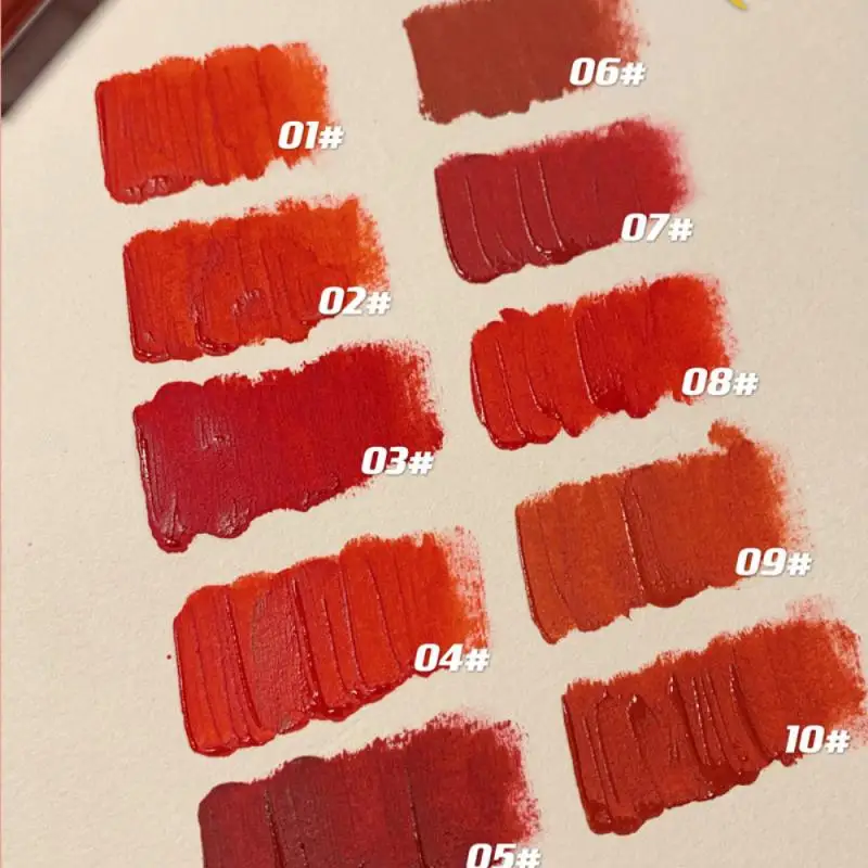 10pcs/box Matte Velet Lipgloss Liquid Lipstick Pen Lips Tint Waterproof Lasting Moinisturize Lipstick Makeup Cosmetics TSLM2
10pcs/box Matte Velet Lipgloss Liquid Lipstick Pen Lips Tint Waterproof Lasting Moinisturize Lipstick Makeup Cosmetics TSLM2