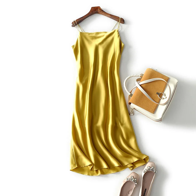 Summer Dress Women Clothes 2020 Elegant Sexy Real Silk Dresses Ladies Vintage Beach Evening Party Dresses Korean Long Vestidos W
Summer Dress Women Clothes 2020 Elegant Sexy Real Silk Dresses Ladies Vintage Beach Evening Party Dresses Korean Long Vestidos W