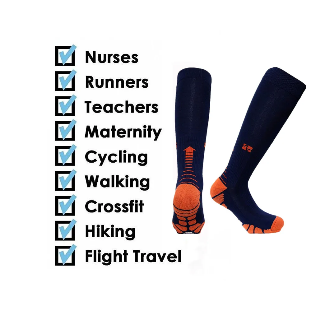 Sports Socks for Marathon Cycling Football Varicose Veins Running Compression Socks Stockings 20-30 Mmhg Men Women Thigh
Sports Socks for Marathon Cycling Football Varicose Veins Running Compression Socks Stockings 20-30 Mmhg Men Women Thigh