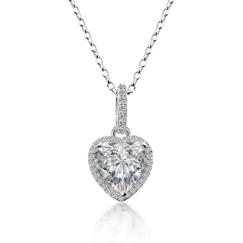 ANZIW Luxury Heart Cut Halo Necklace Lover 3 Prongs 925 Sterling Silver Women Engagement Party Lady Necklace Gifts Jewelry
ANZIW Luxury Heart Cut Halo Necklace Lover 3 Prongs 925 Sterling Silver Women Engagement Party Lady Necklace Gifts Jewelry