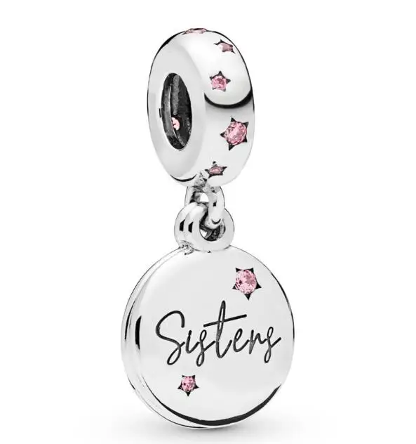 Genuine 925 Sterling Silver Bead Forever Sisters Dangle Charm Fit Original Women pandora Necklace & Bracelet DIY Jewelry
Genuine 925 Sterling Silver Bead Forever Sisters Dangle Charm Fit Original Women pandora Necklace & Bracelet DIY Jewelry