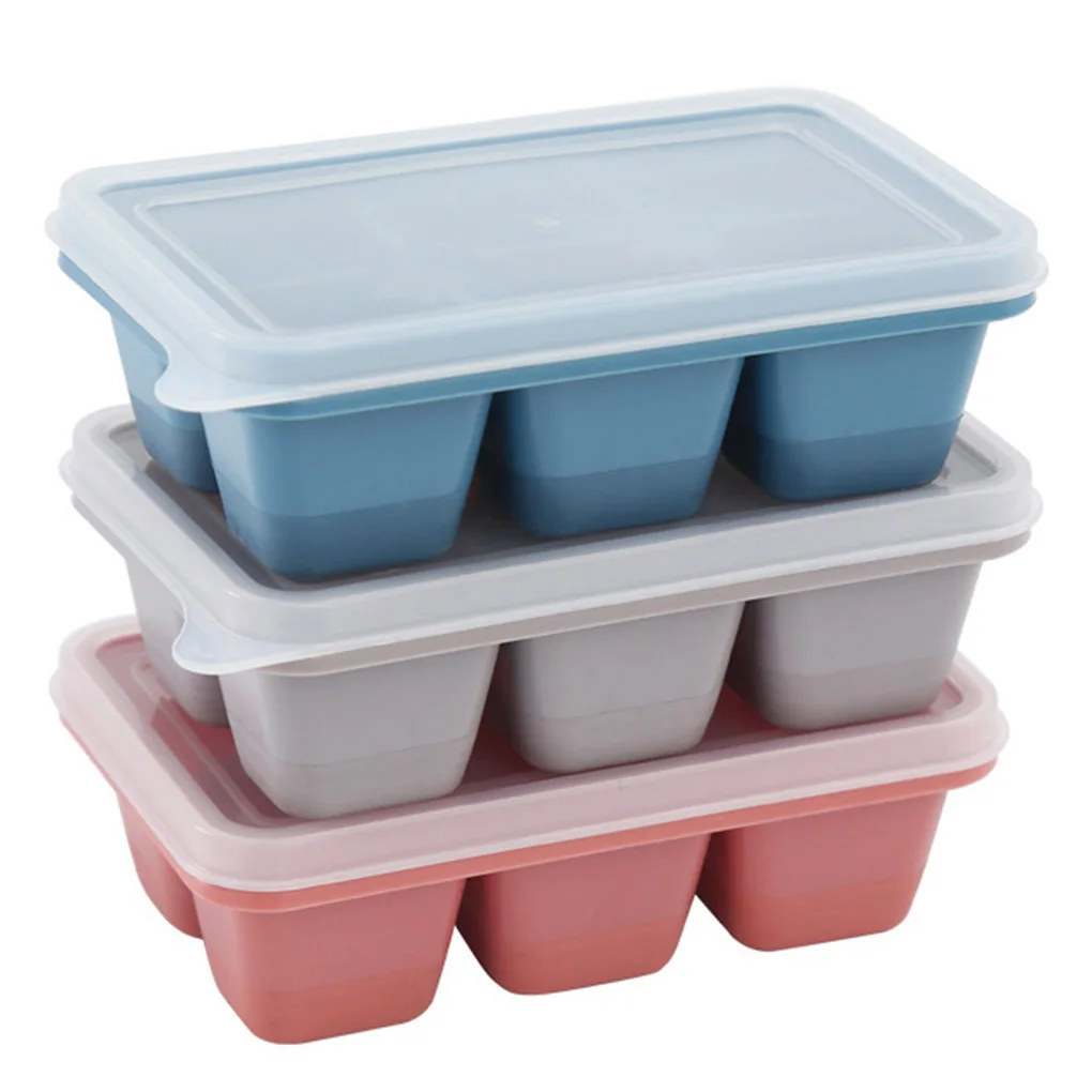 3pcs/set Ice Cube Molds 6 Cells Non-stick DIY Ice Ball Trays Plastic Chocolate Making Moulds with Lid Ice Cube Mold Color Random
3pcs/set Ice Cube Molds 6 Cells Non-stick DIY Ice Ball Trays Plastic Chocolate Making Moulds with Lid Ice Cube Mold Color Random