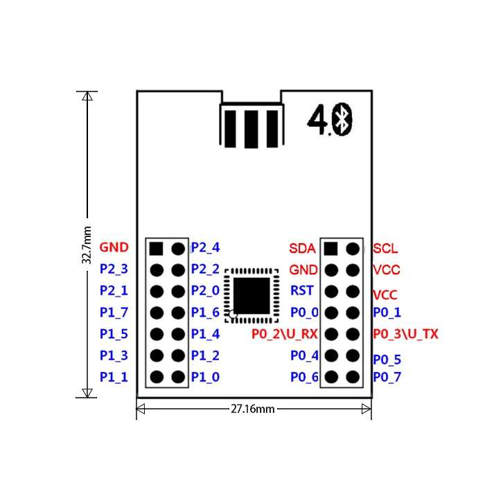 B-00012540 master-slave uart bluetooth -BLE 2,402 2,480
B-00012540 master-slave uart bluetooth -BLE 2,402 2,480