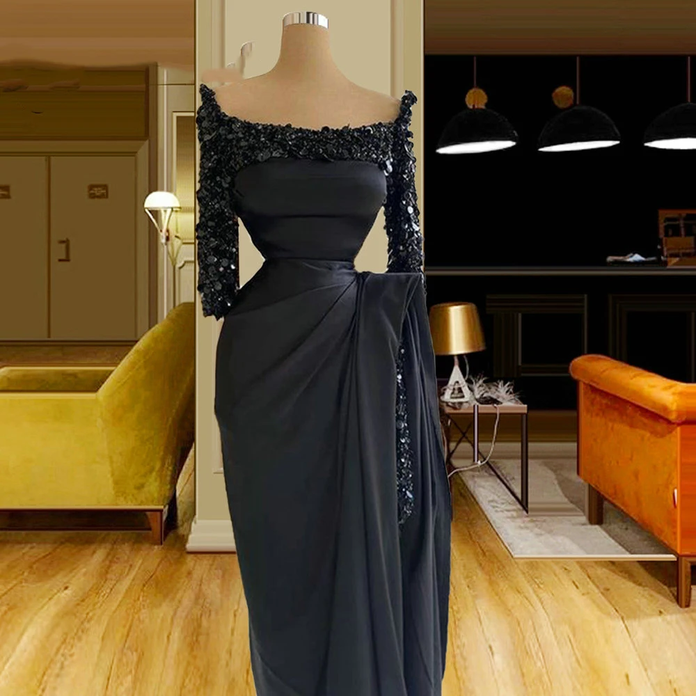 YILIBER Evening dresses 2021 vintage vlack pearls long sleeves evening gowns beading prom dresses for women short dresses
YILIBER Evening dresses 2021 vintage vlack pearls long sleeves evening gowns beading prom dresses for women short dresses