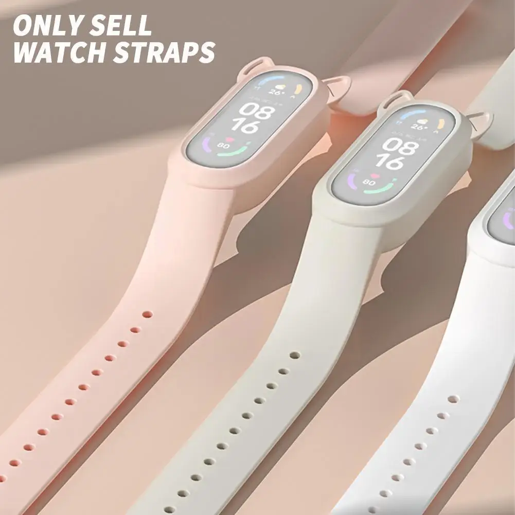 Cute Strap For Xiaomi Mi Band 6 5 4 3 Cartoon Cat Ear Case Silicone Band Replacement Belt for MiBand6 Miband5 Miband4 Wrist T6R0
Cute Strap For Xiaomi Mi Band 6 5 4 3 Cartoon Cat Ear Case Silicone Band Replacement Belt for MiBand6 Miband5 Miband4 Wrist T6R0